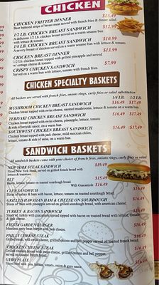 The Weevil Burger Restaurant menu 4